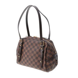 Louis Vuitton Rivington Handbag Brown Canvas Damier